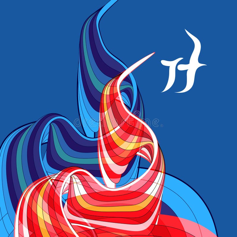 Fondo coloreado extracto libre illustration