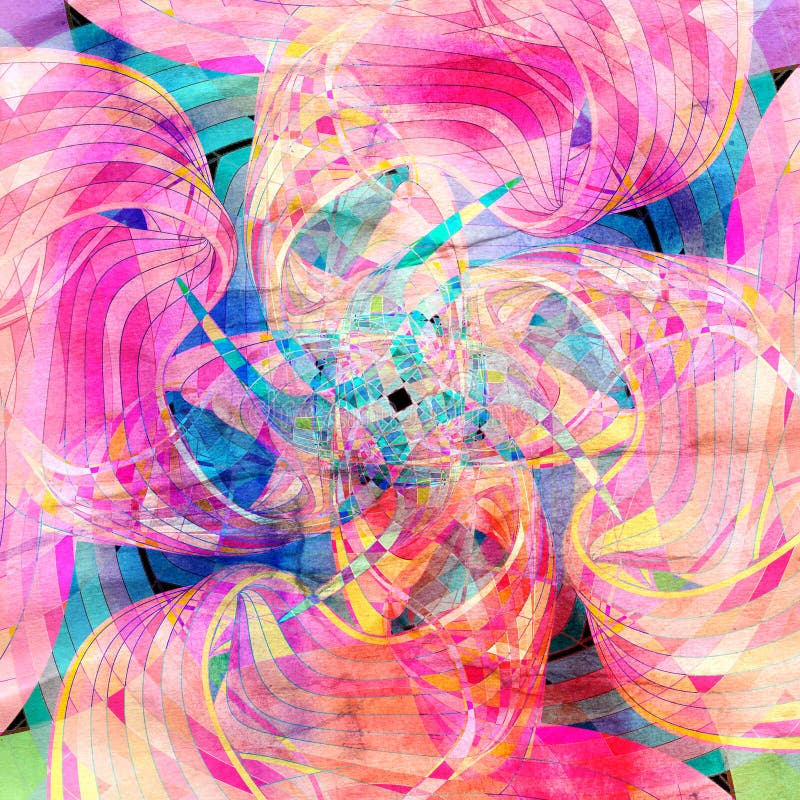 Fondo coloreado extracto stock de ilustración