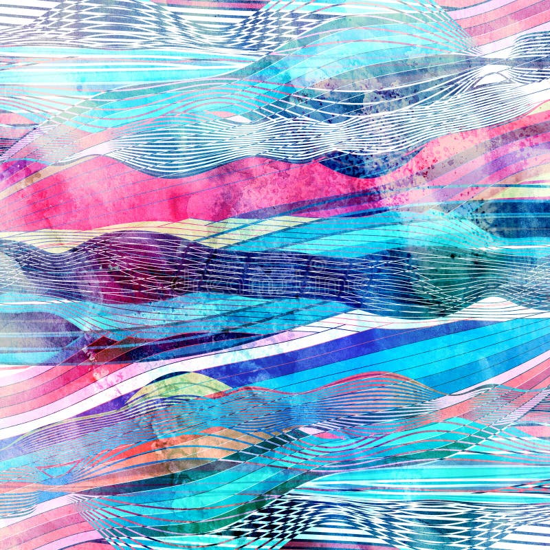 Fondo abstracto de color ilustración del vector