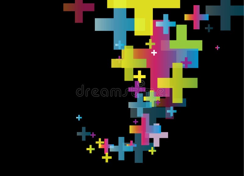 Fondo abstracto de color stock de ilustración