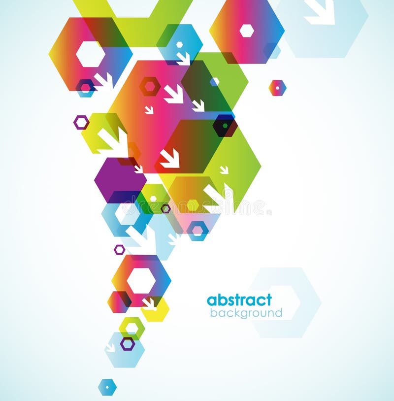 Fondo abstracto de color stock de ilustración