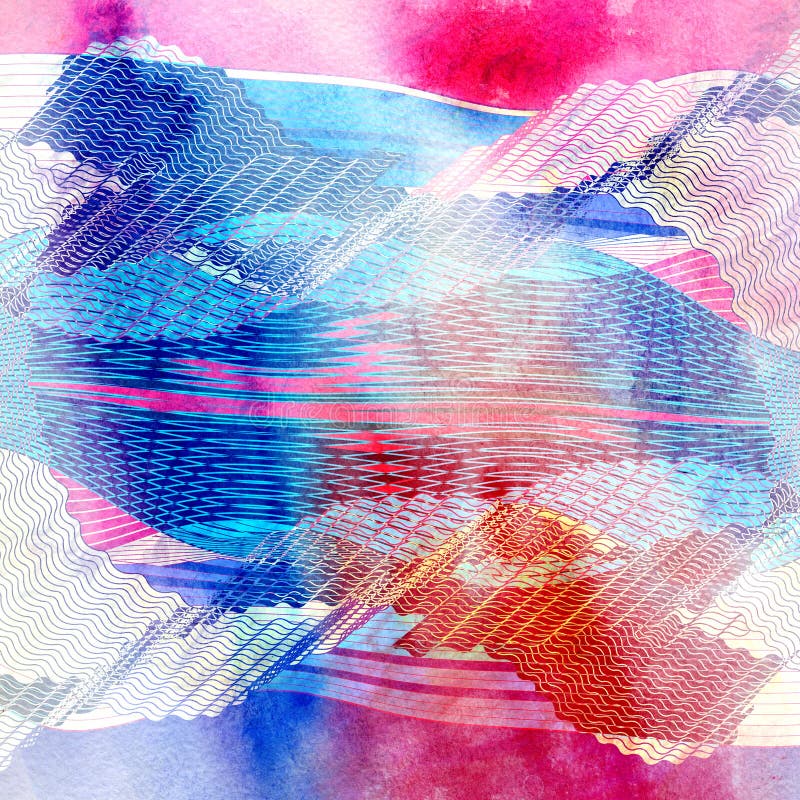 Fondo coloreado extracto ilustración del vector