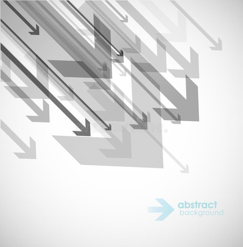 Fondo abstracto de colores con flechas stock de ilustración