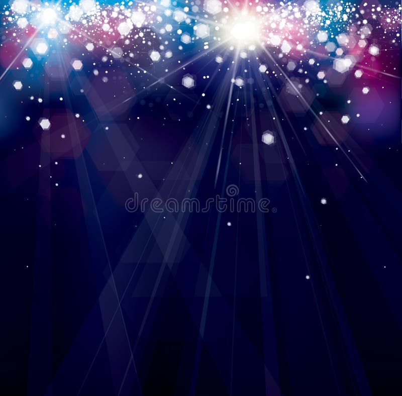 Fondo colorido de las luces del vector stock de ilustración