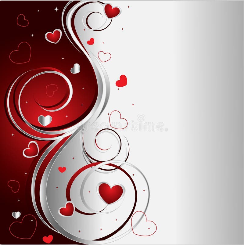 Fondo con los corazones libre illustration Fondo con los corazones libre illustration