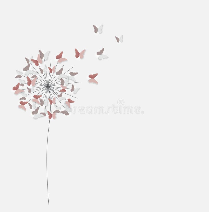 Fondo cortado papel abstracto de la flor de mariposa Illus del vector stock de ilustración Fondo cortado papel abstracto de la flor de mariposa Illus del vector stock de ilustración