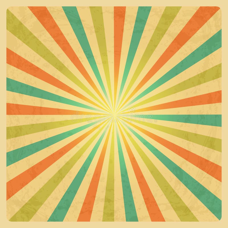 Fondo d'annata dello sprazzo di sole royalty illustrazione gratis Fondo d'annata dello sprazzo di sole royalty illustrazione gratis