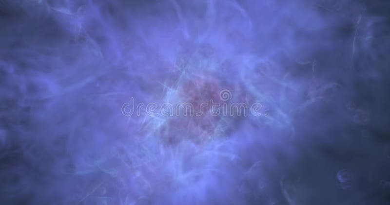 Fondo de animación abstracto de una nebulosa espacial alienígena libre illustration