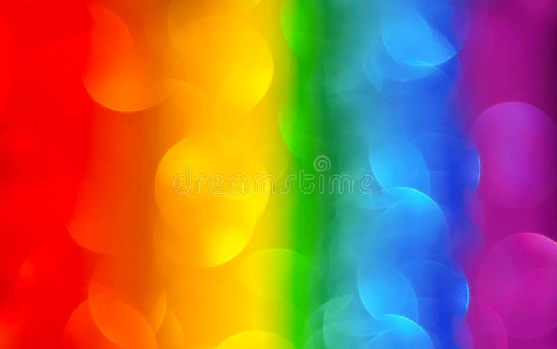 Fondo de arco iris abstracto borroso de bokeh multicolor. indicador lgbt fotos de archivo