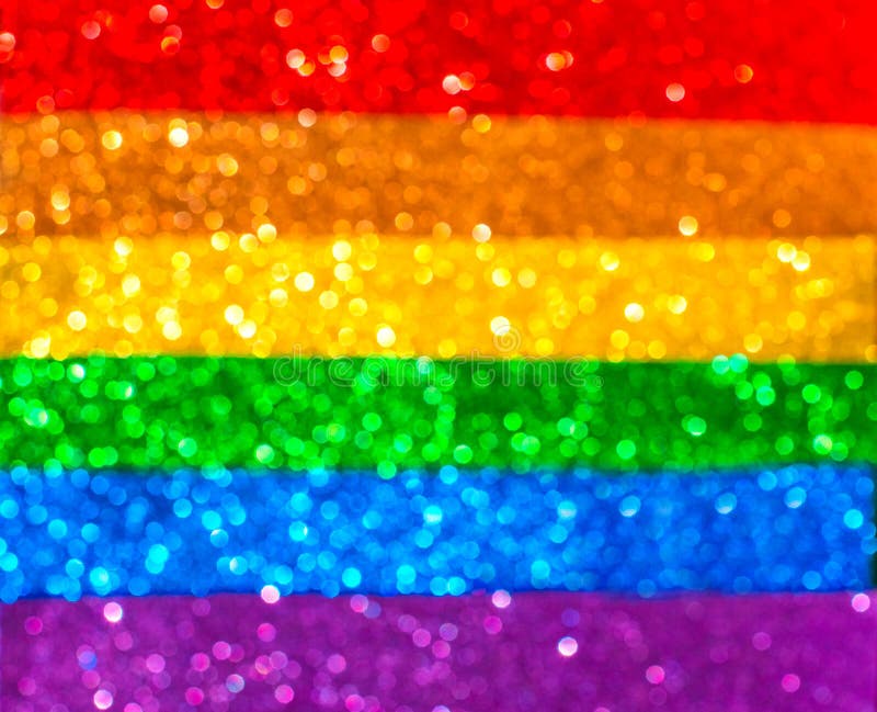 Fondo de arco iris abstracto borroso de bokeh multicolor. indicador lgbt fotos de archivo