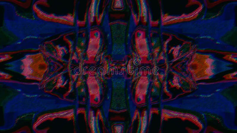 Fondo de brillo elegante geométrico nostálgico Kaleidoscope stock de ilustración