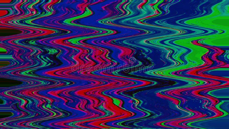 Fondo de brillo geométrico de ciencia ficción multicoloreado Material de archivo de datos de equipo dañado stock de ilustración