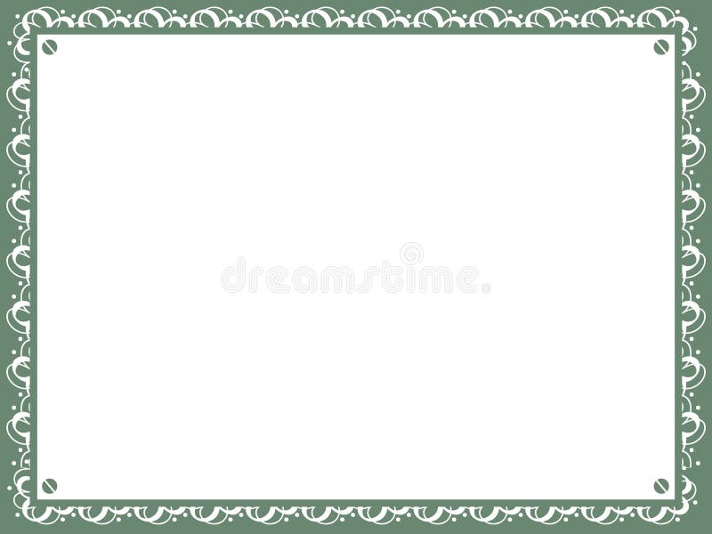 Fondo de certificado vectorial verde libre illustration