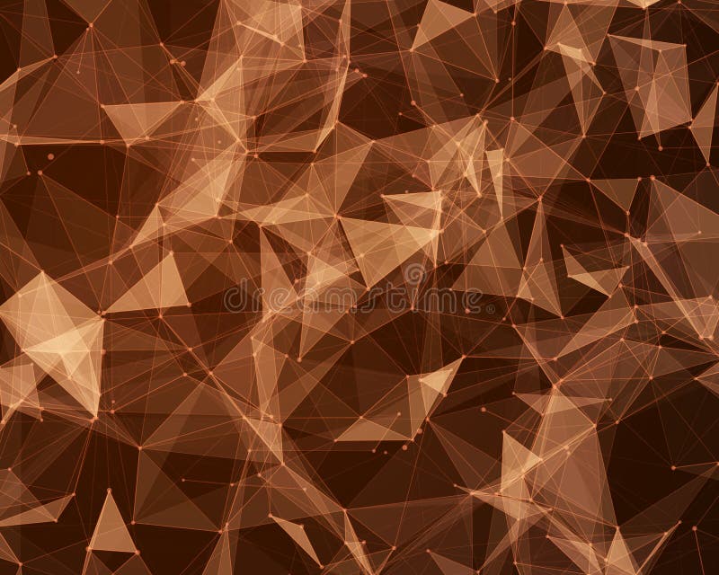 Abstract digital background with geometric particles. Abstract digital background with geometric particles