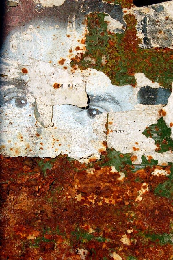 Fondo de Grunge con los carteles rasgados viejos foto de archivo Fondo de Grunge con los carteles rasgados viejos foto de archivo