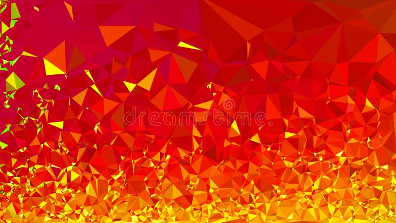 Fondo de ilustración de gradiente de color rojo multicolor amarillo geométrico rugoso triangular de estilo de polo bajo ilustración del vector