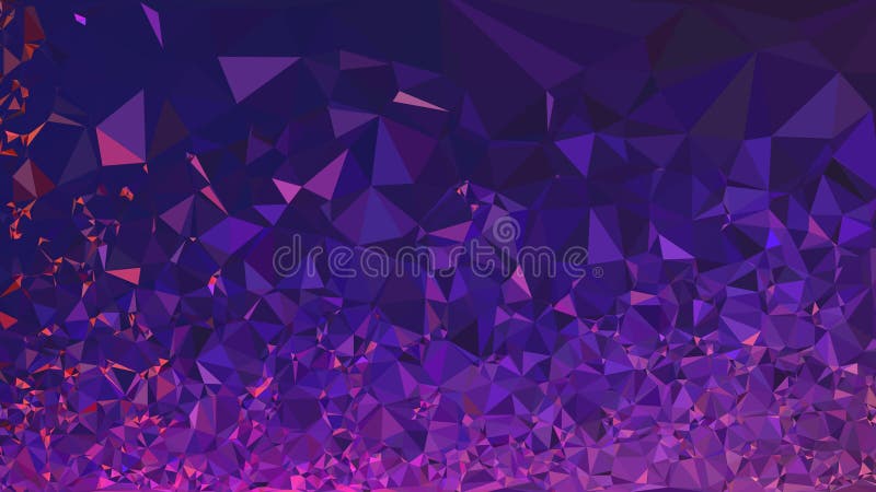 Fondo de ilustración de gradiente de estilo de polo bajo triangular con efecto geométrico multicolor stock de ilustración