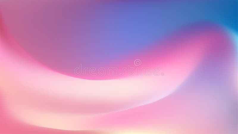 Fondo de iridiscente de gradiente rosa claro. ilustración del vector