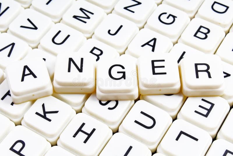 Anger text word crossword title caption label cover background. Alphabet letter toy blocks. White alphabetical letters. Anger. Anger text word crossword title caption label cover background. Alphabet letter toy blocks. White alphabetical letters. Anger.