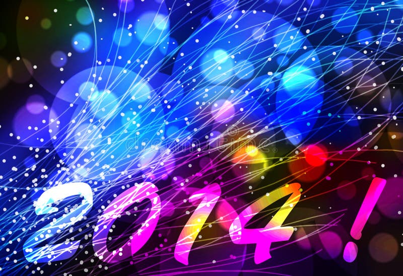 Fondo 2014 de la Feliz Año Nuevo libre illustration Fondo 2014 de la Feliz Año Nuevo libre illustration