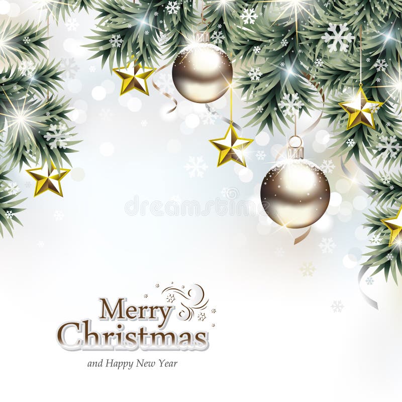 Fondo de la Navidad con los ornamentos decorativos de la ejecución libre illustration Fondo de la Navidad con los ornamentos decorativos de la ejecución libre illustration