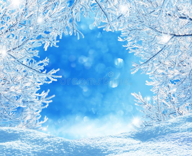 Fondo de la Navidad del invierno fotografía de archivo Fondo de la Navidad del invierno fotografía de archivo