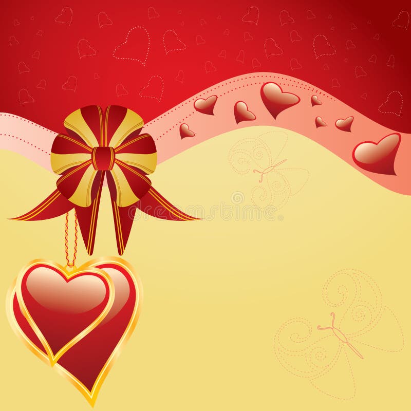 Fondo de la tarjeta del día de San Valentín stock de ilustración Fondo de la tarjeta del día de San Valentín stock de ilustración