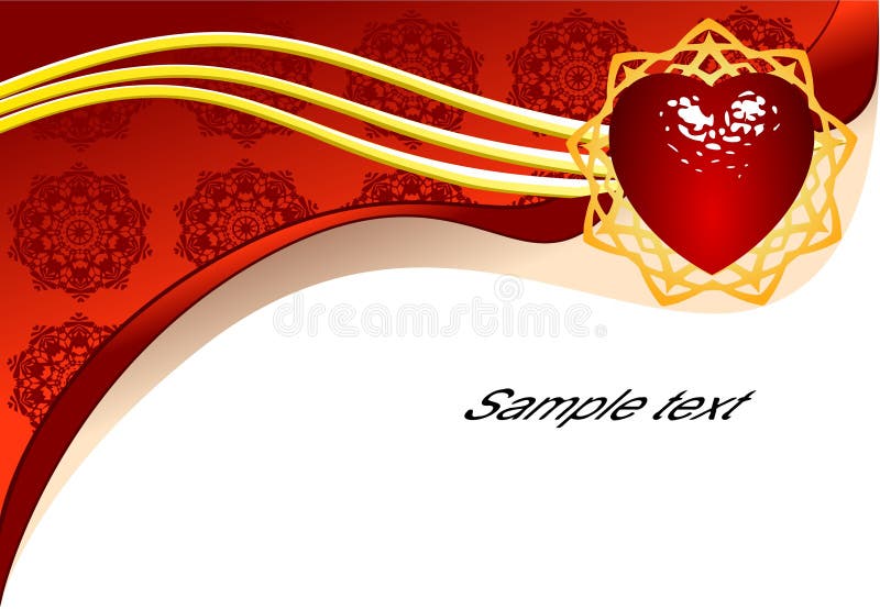 Fondo de la tarjeta del día de San Valentín stock de ilustración Fondo de la tarjeta del día de San Valentín stock de ilustración