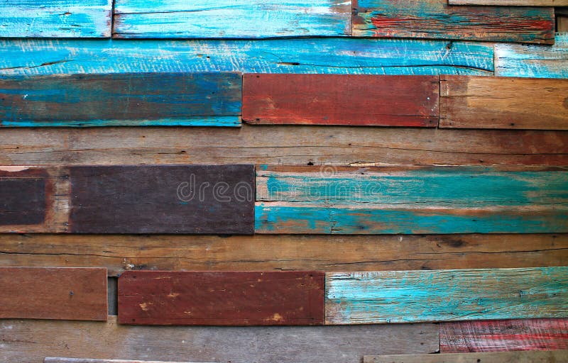 Fondo De Madera De La Pared Del Color Foto de archivo - Imagen de nivel