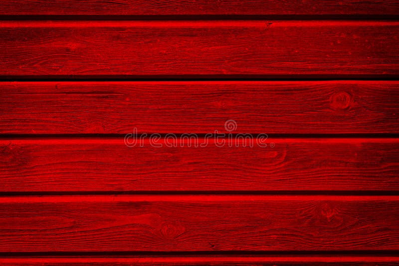 Fondo Horizontal De La Textura De Madera Roja Monocromática Del Tablaje