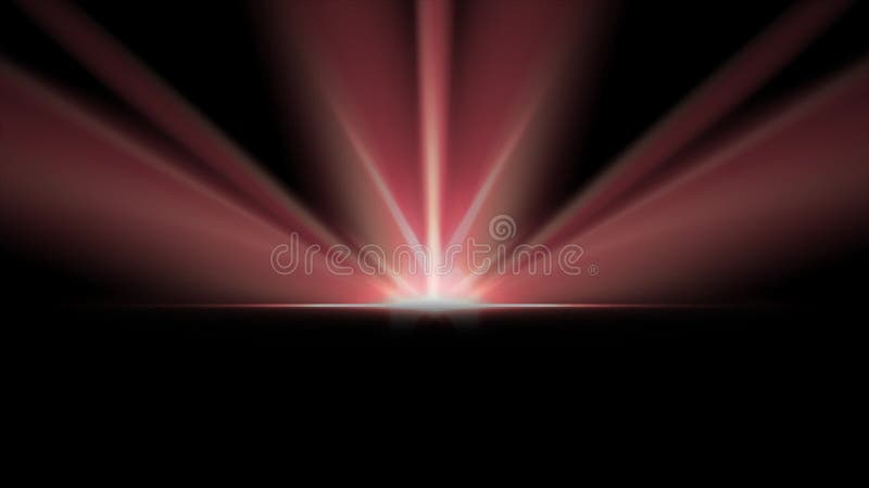 Fondo de movimiento abstracto de rayos brillantes rojos