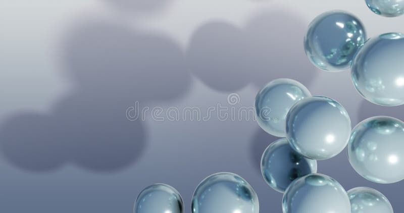 Fondo de mármol metálico representación de dibujos animados 3d stock de ilustración