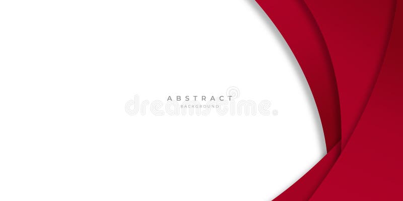 Fondo De Onda Abstracta Simple Y Simple De Color Rojo Para Diseño De  Presentación Banner Diseño Tarjeta De Presentación Stock de ilustración -  Ilustración de forma, hoja: 203900779