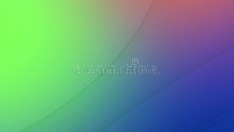 Fondo de pantalla azul vibrante con un diseño de línea verde llamativo ilustración del vector