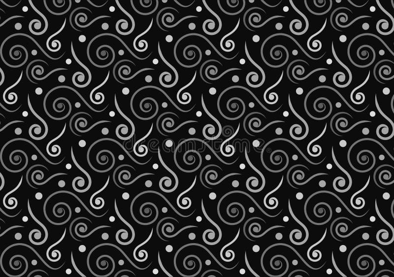 Fondo De Pantalla De Fondo De Patrones De Swirl Para Diseño Stock de  ilustración - Ilustración de contenido, blanco: 184726577