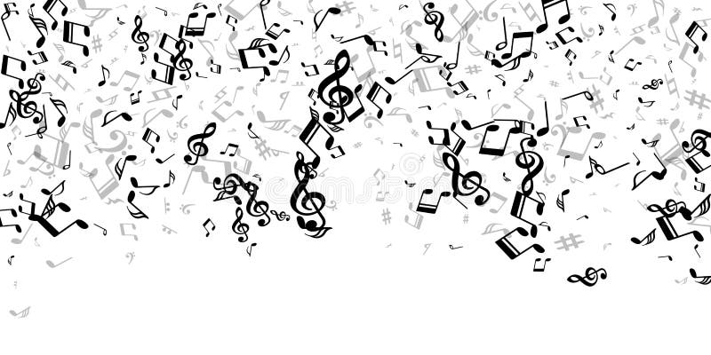 Fondo De Pantalla De Símbolos De Notas Musicales. 8.º Canción Ilustración  del Vector - Ilustración de silueta, clavo: 210101524