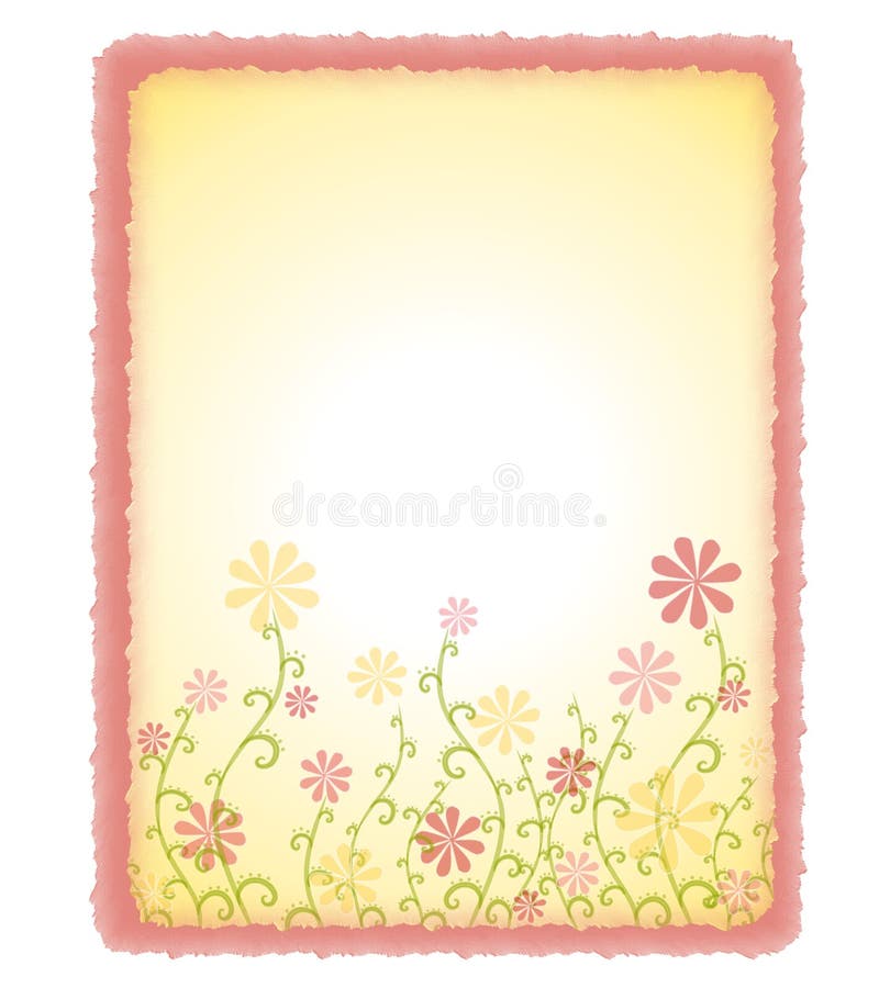Fondo de papel floral del resorte decorativo libre illustration Fondo de papel floral del resorte decorativo libre illustration