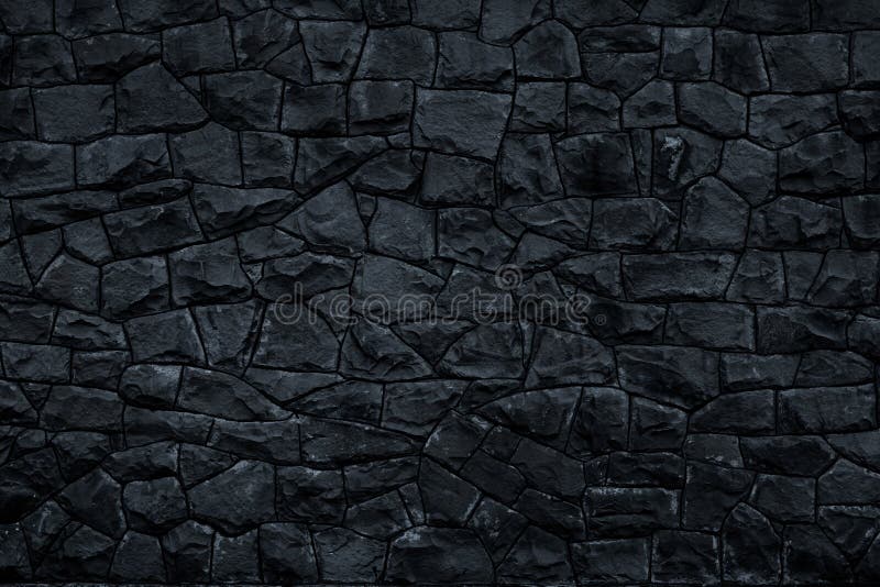 Fondo de piedra oscura. Textura de pared de roca negra. PatrÃ³n abstracto. Fondo natural. Baldosas grises en la fachada del bui