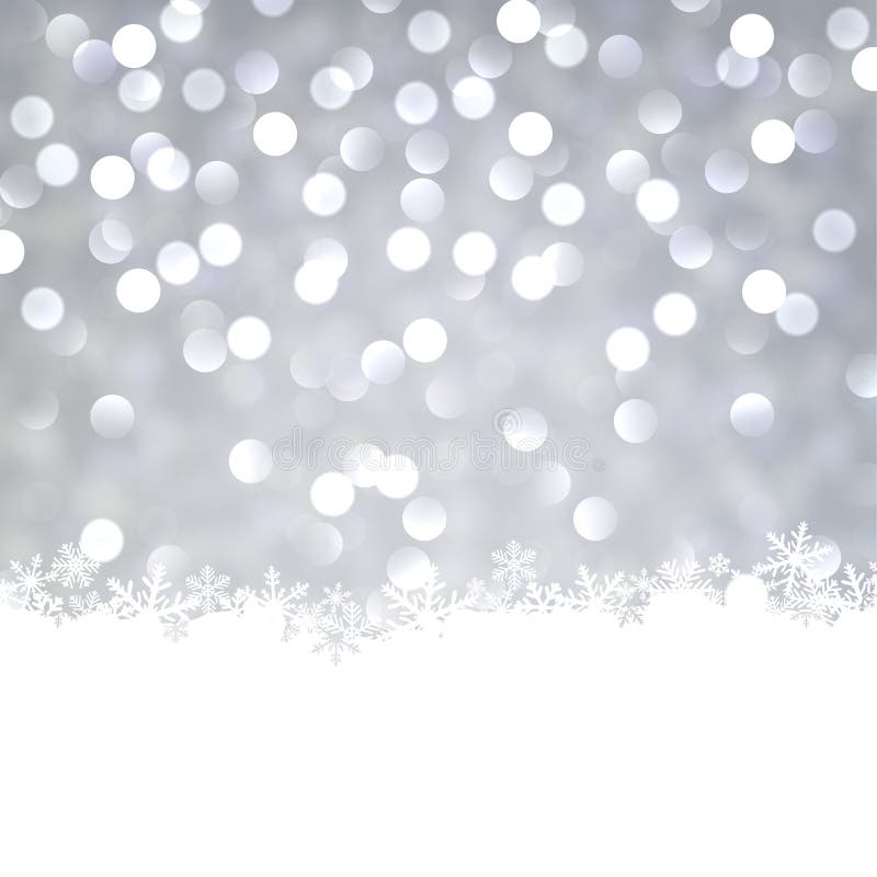 Fondo de plata de la Navidad. stock de ilustración Fondo de plata de la Navidad. stock de ilustración
