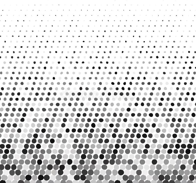 Fondo de semitono gris abstracto con los puntos curvados ilustración del vector Fondo de semitono gris abstracto con los puntos curvados ilustración del vector