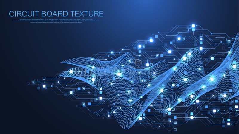 Technology abstract circuit board texture background. High-tech futuristic circuit board banner wallpaper. Digital data. Engineering electronic motherboard. Minimal array Big Data. Vector illustration. Technology abstract circuit board texture background. High-tech futuristic circuit board banner wallpaper. Digital data. Engineering electronic motherboard. Minimal array Big Data. Vector illustration