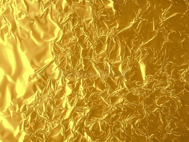 Fondo de textura de lámina dorada stock de ilustración