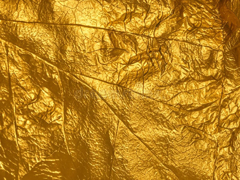Fondo de textura de lámina dorada stock de ilustración