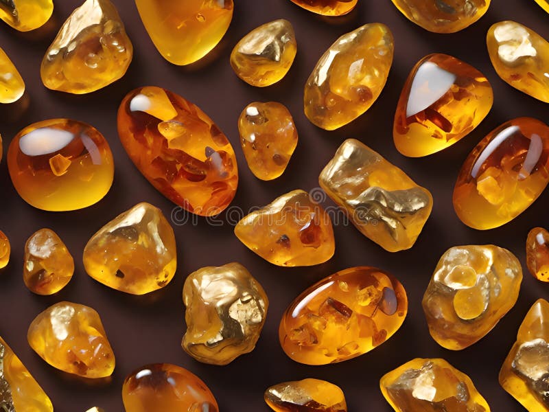 Textura de fondo de piedras de ámbar ilustración del vector