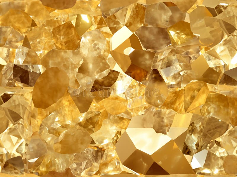 Fondo de cristales dorados de ámbar libre illustration