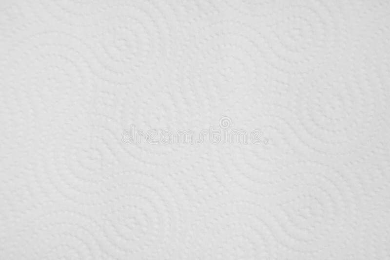 Fondo de una hoja de papel blanca con un modelo texturizado de puntos Toalla de papel de la textura
