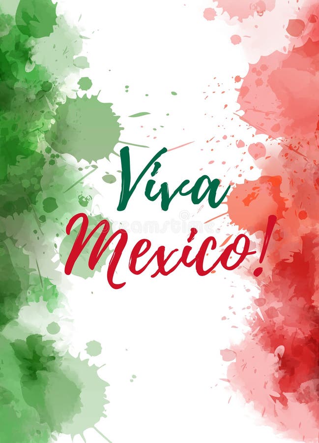 Fondo de Viva Mexico ilustración del vector. Ilustración de acontecimiento  - 121031951