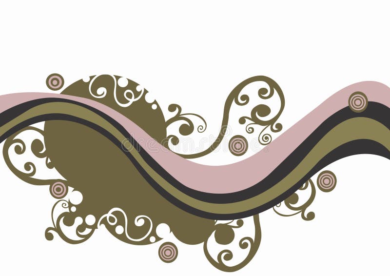 Fondo decorativo stock de ilustración