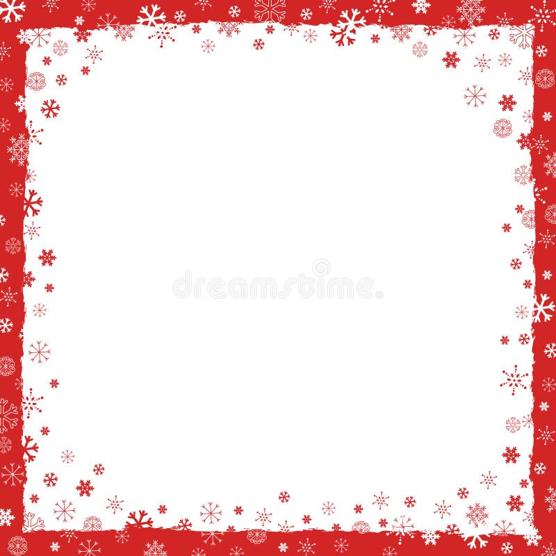 Fondo del Año Nuevo (la Navidad) con la frontera ilustración del vector Fondo del Año Nuevo (la Navidad) con la frontera ilustración del vector