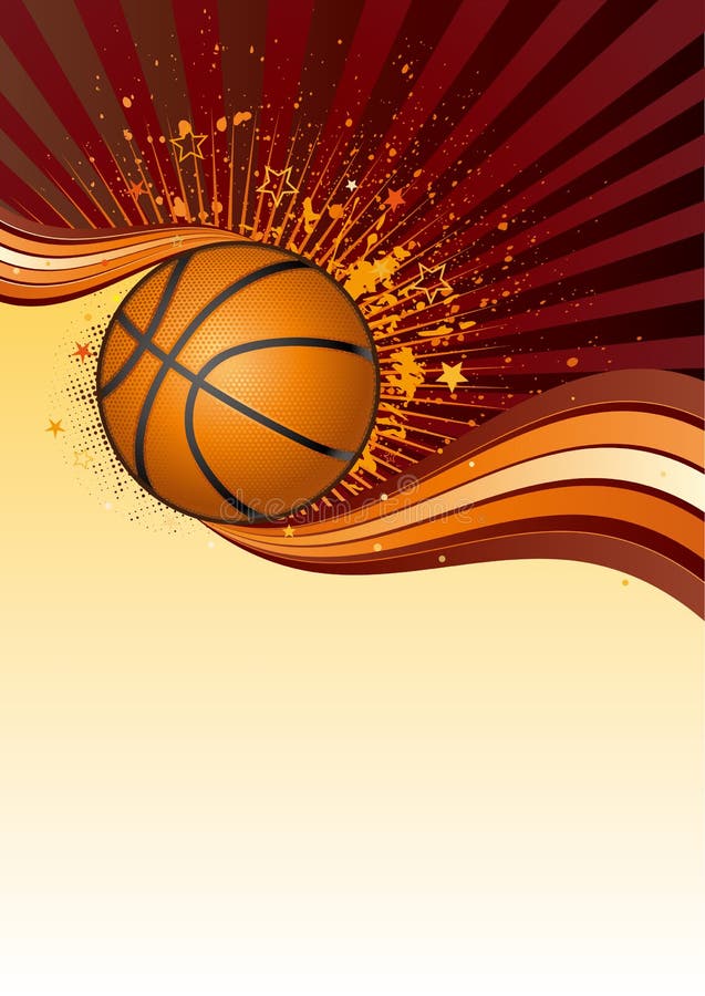 Fondo del baloncesto ilustración del vector. Ilustración de emparejamiento  - 15480434